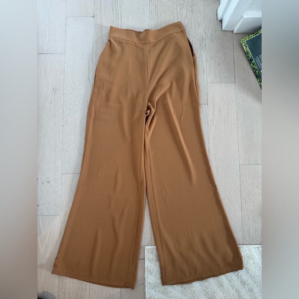 Flared wide pants